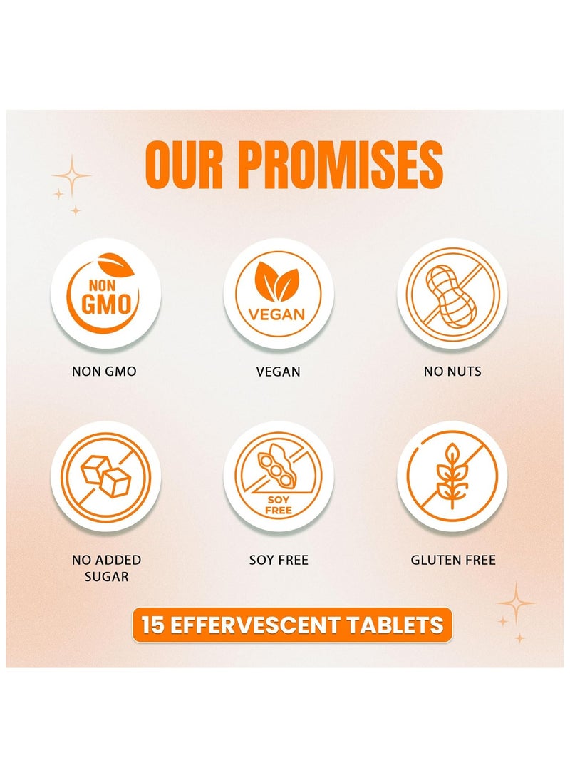 Herbal Max L-Glutathione 15 Tablets Orange Flavour (Pack of 2) - Image 5