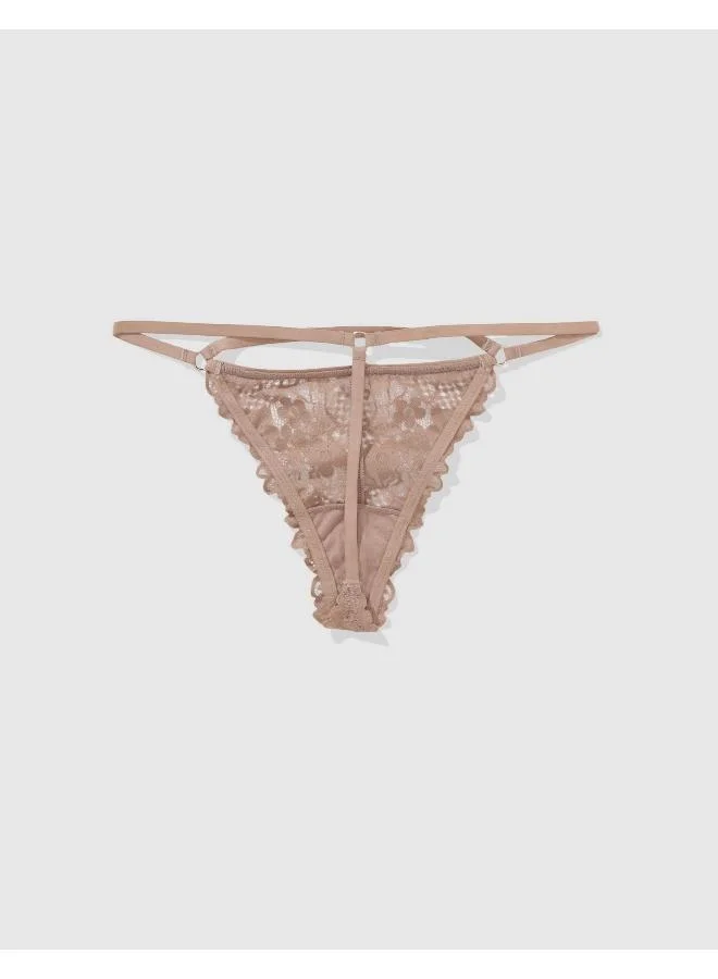 Aerie Show Off Lace String Thong Underwear