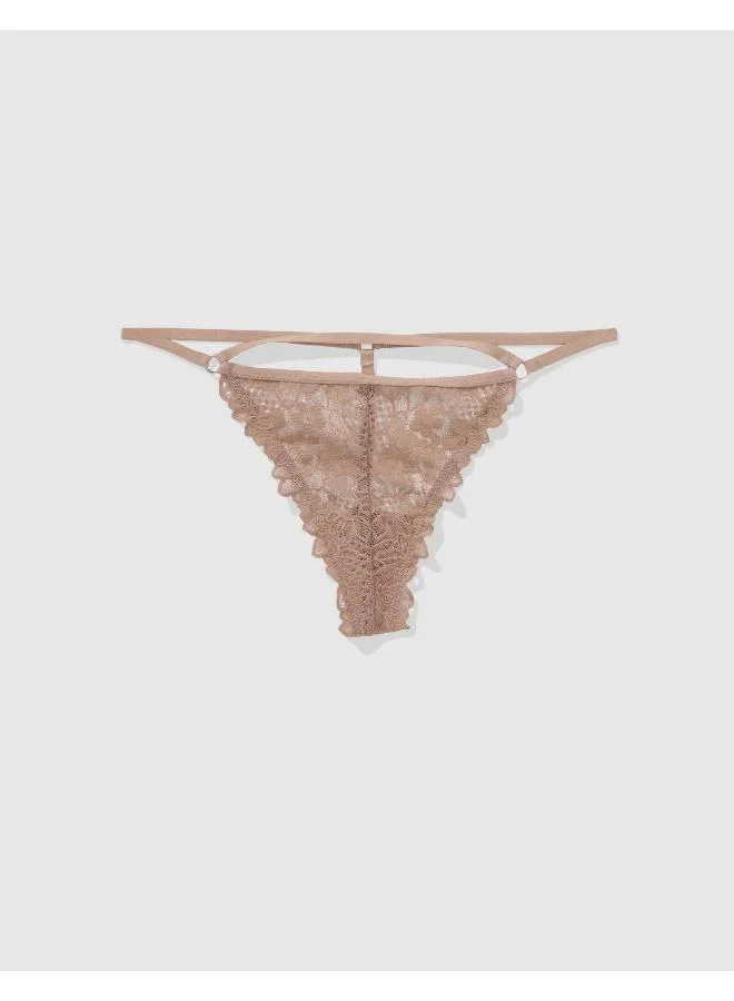 Aerie Show Off Lace String Thong Underwear