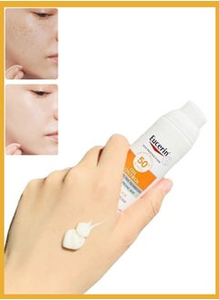 Eucerin Ultra Light Sun Gel SPF 50+ for Oily & Acne-Prone Skin – Advanced Oil Control, Dry Touch, UVA/UVB & HEVIS Protection, Non-Greasy, 50ml  - Image 4