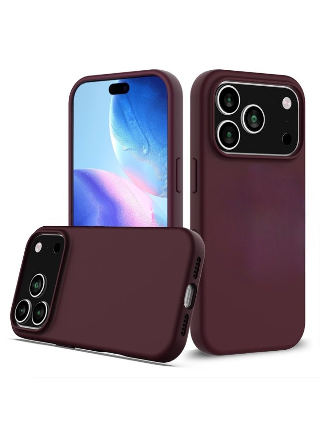 Houmt iPhone 17 Pro Max Case Soft Silicone Slim Thin Protective Phone Cover with Inner Microfiber Lining For iPhone 17 Pro Max 6.9-inch - Image 1