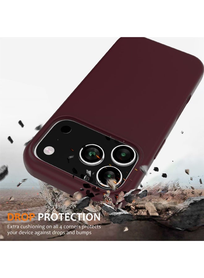 Houmt iPhone 17 Pro Max Case Soft Silicone Slim Thin Protective Phone Cover with Inner Microfiber Lining For iPhone 17 Pro Max 6.9-inch - Image 3