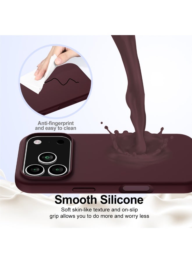 Houmt iPhone 17 Pro Max Case Soft Silicone Slim Thin Protective Phone Cover with Inner Microfiber Lining For iPhone 17 Pro Max 6.9-inch - Image 4