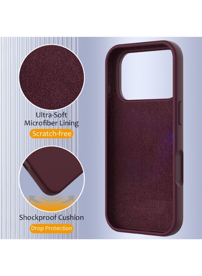 Houmt iPhone 17 Pro Max Case Soft Silicone Slim Thin Protective Phone Cover with Inner Microfiber Lining For iPhone 17 Pro Max 6.9-inch - Image 5