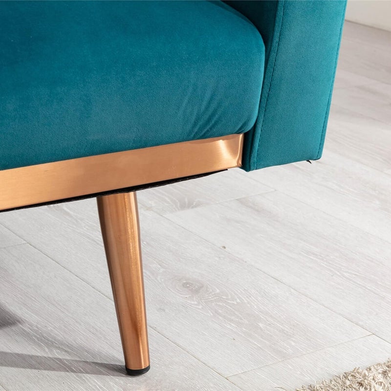 QZibeva 4 Pcs Rose Gold 6 inch Sofa Legs for Bed Furniture Sofa Legs for Furniture Fitting Table Legs Sofa Leg Screw Include - Image 4