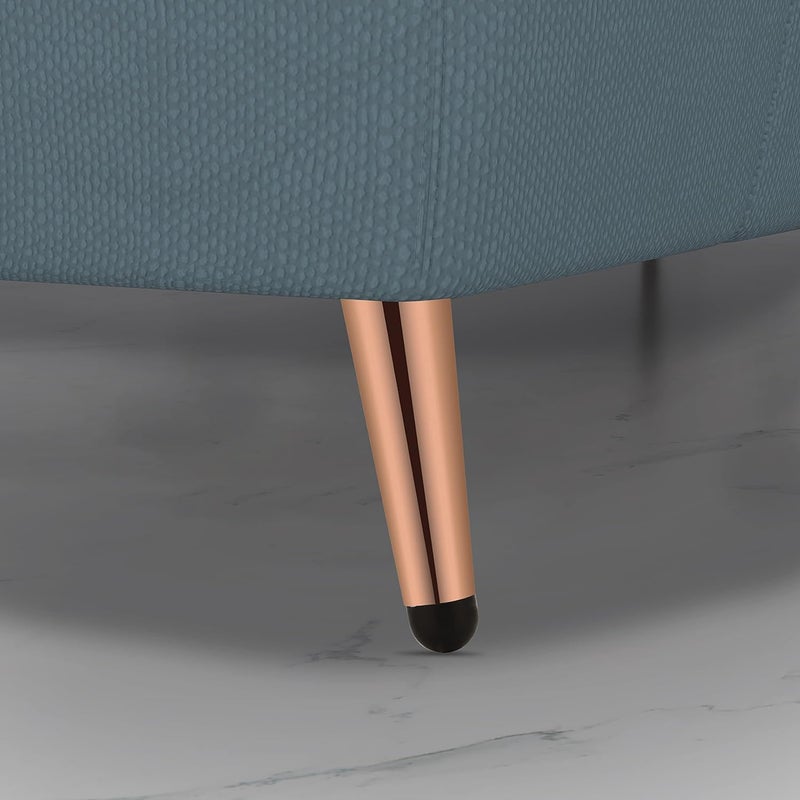QZibeva 4 Pcs Rose Gold 6 inch Sofa Legs for Bed Furniture Sofa Legs for Furniture Fitting Table Legs Sofa Leg Screw Include - Image 5