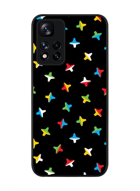 Rugged Black edge case for Redmi Note 11 Pro Plus 5G Slim fit Soft Case Flexible Rubber Edges Anti Drop TPU Gel Thin Cover - Twofaced Ex's