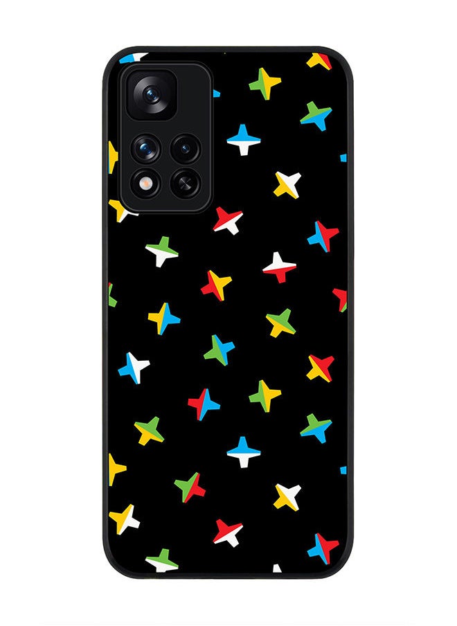 Stylizedd - Rugged Black edge case for Redmi Note 11 Pro Plus 5G Slim fit Soft Case Flexible Rubber Edges Anti Drop TPU Gel Thin Cover - Twofaced Ex's - Image 1