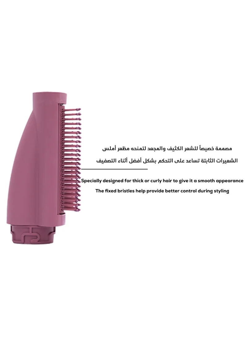 كلارا فرشاة الشعر المسطحة الوردية من كلارا – لفك التشابك وتنعيم الشعر الكثيف والمجعد