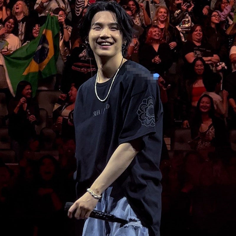 SUGA Suga rapper Album Agust D D-DAY Concert Surrounding the Same Short-sleeved T-shirt Printed Loose Clothes - Image 4