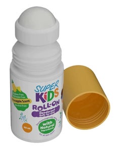 SUPER KIDS Super Kids Roll On Deodorant Safe For Kids Pineapple Scent - 30ml  - Image 4