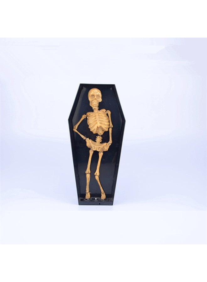 Loquat Greta Trick Toy  Trick Skull Toy Press Control Induction Trick Coffin Ghost Toy-Color:Picture Color - Image 1