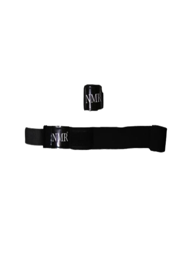 NMR Nylon & Cotton Boxing Hand Wraps,Stretch wrap, Hand Wraps, Spandex Bands, Hand Bandage, Protectors for Training, MMA, Muay Thai, Kickboxing etc. (Black, 2.5m) - Image 1