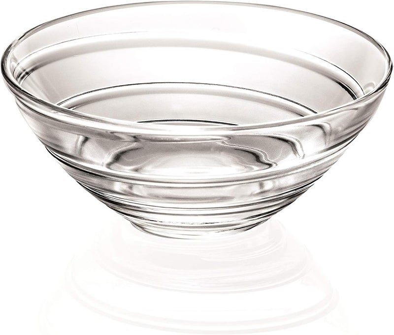 Barski Glass Bowl  For Dessert  Salad  Pasta  Fruit  Nuts  Chocolate  Set of 4 Bowls  Designed  625 Diameter  Made in Europe - Image 2