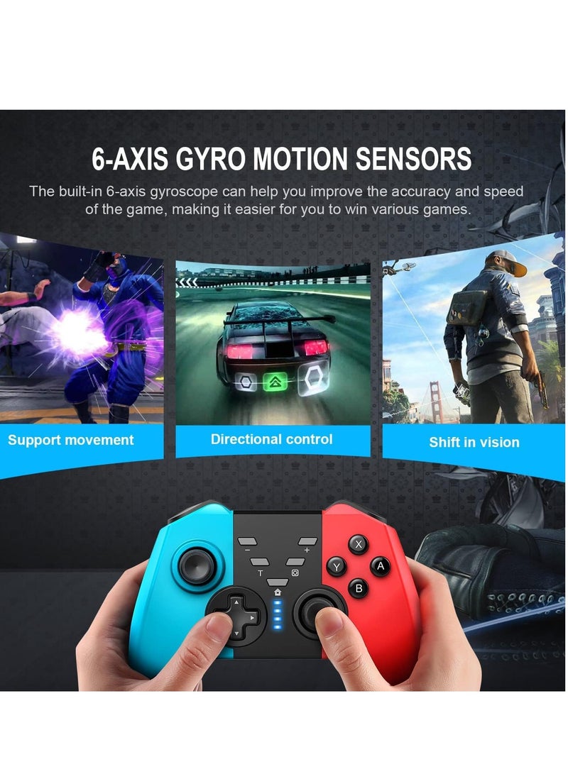 Barakah Switch Controller, Wireless Pro Controller Compatible with Nintendo Switch/Switch Lite/Switch OLED for Wake-up, Turbo Vibration - Image 4