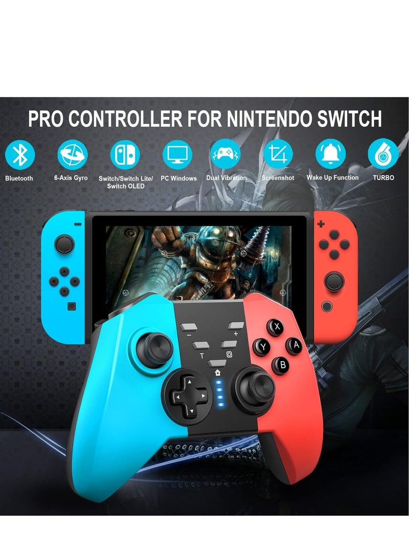 Barakah Switch Controller, Wireless Pro Controller Compatible with Nintendo Switch/Switch Lite/Switch OLED for Wake-up, Turbo Vibration - Image 2