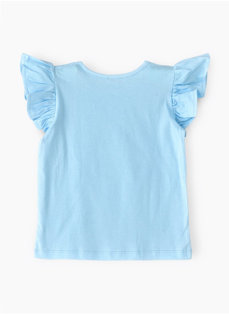 Jelliene Sunshine Squad: Girls' Breezy Cotton Tees Playful & Summer Fun  - Image 2
