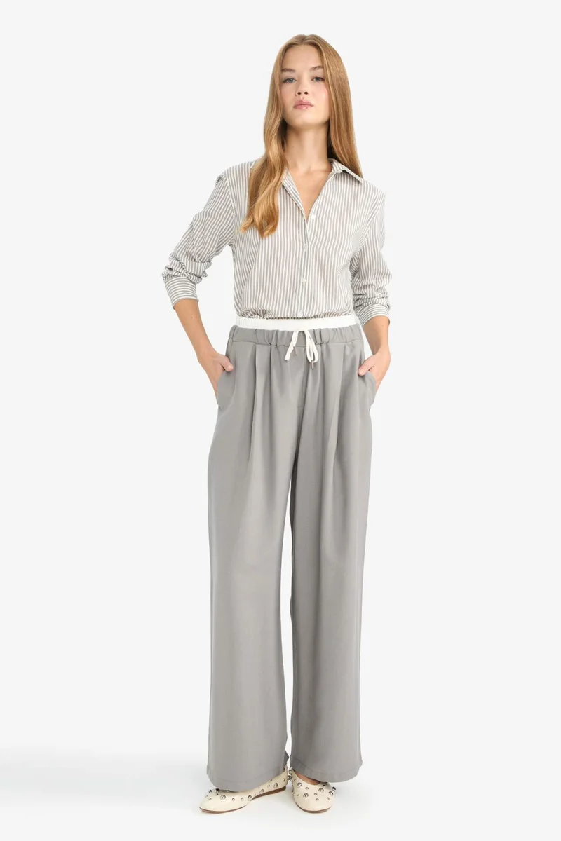 ديفاكتو Baggy Fit Double Pocket Sensual Trousers