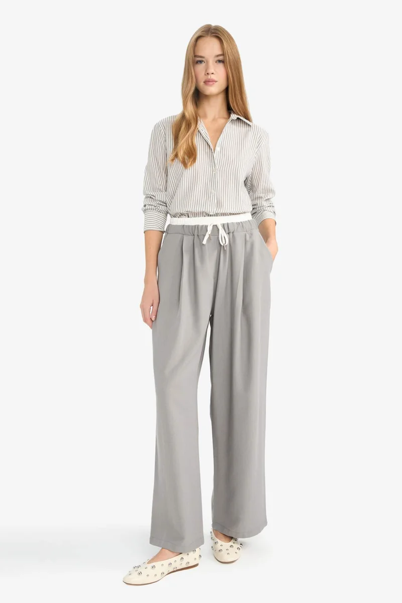 ديفاكتو Baggy Fit Double Pocket Sensual Trousers