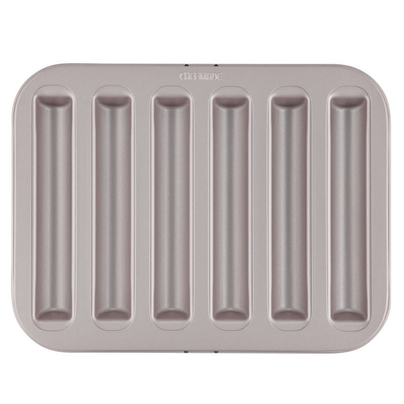 CHEFMADE Financier Cake Pan NonStick 6Cavity Rectangle Muffin Pan Biscuits