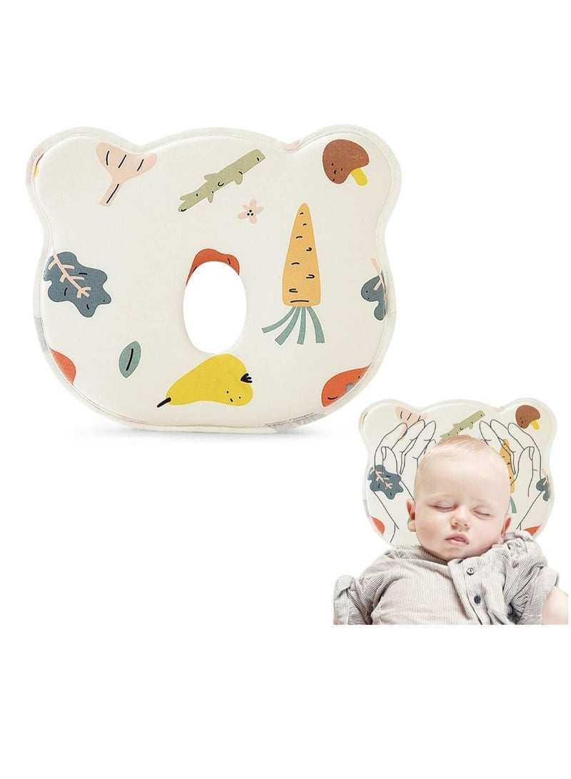 Gonice Baby Pillow Head Shaping, Preventing Flat Head Syndrome for Infants and Newborn Baby, Soft Memory Foam Cushion - Image 3