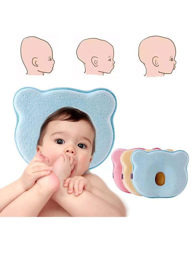 Gonice Baby Pillow Head Shaping, Preventing Flat Head Syndrome for Infants and Newborn Baby, Soft Memory Foam Cushion - Image 4