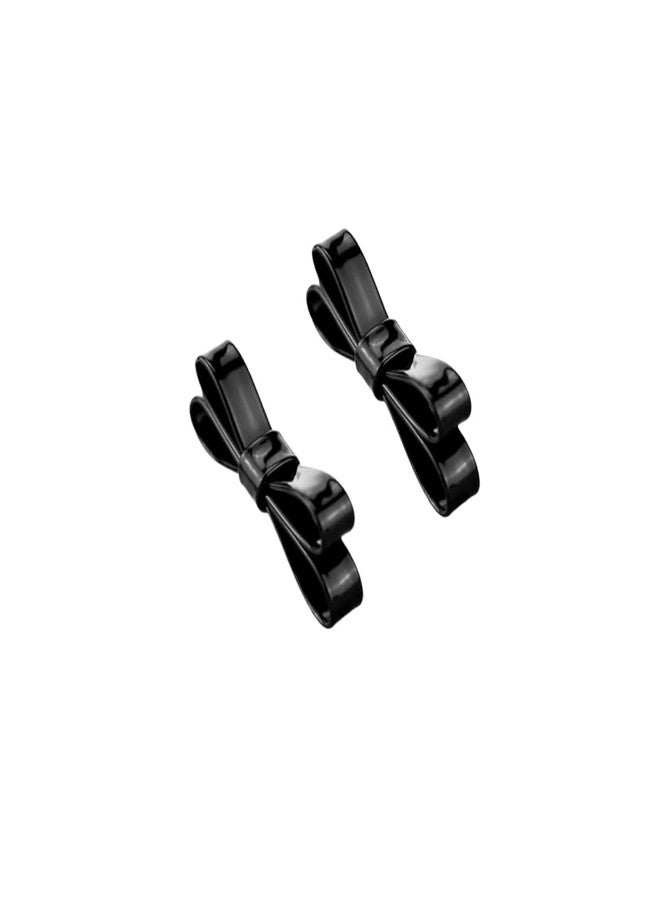 Douqu 2 pcs 2.8inch Popular PU Leather Bridal Prom Bow Repair Shoe Clips Shoe Charm Accessories 1cm*7cm 10 - Image 1