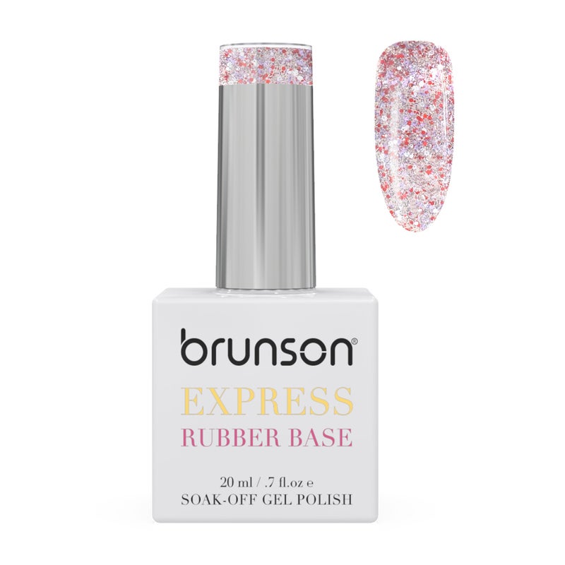 brunson TPO free Rubber Base Gel polish 20ml Soak Off Base Coat for Nail Strengthening Long Lasting Gel Polish Base for Chip Free Shine Brittle Nails UV Rubber base Russian manicure Non Yellowing salon manicure - Image 1