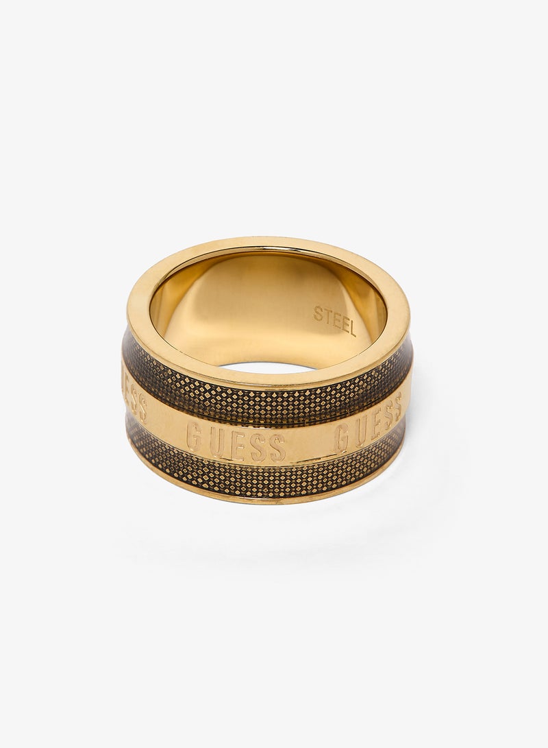 GUESS Logo Detailed Ring - Image 1