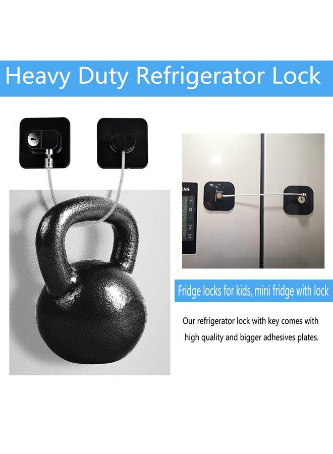 YEYA Refrigerator Lock, Baby Proof Cabinet Locks with Keys, Safety Cabinets Locks for Toddler 4 Pack - Image 3