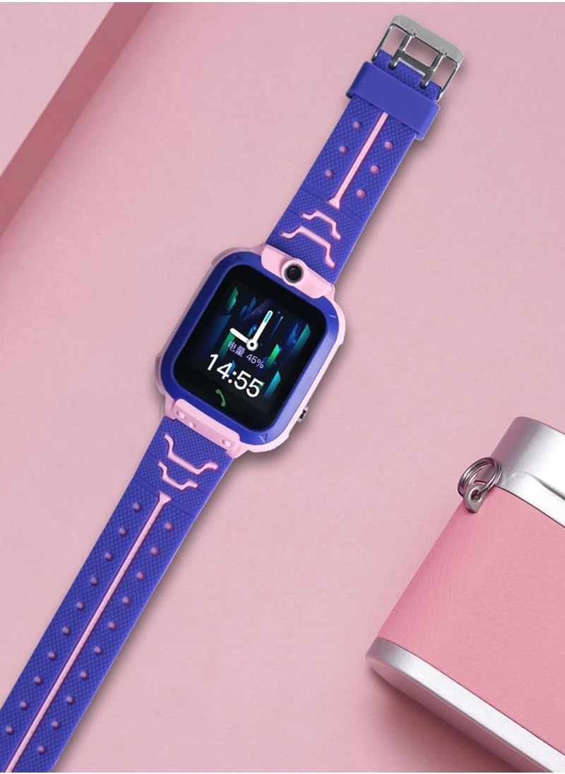 modio - Modio MK06 Kids Smartwatch – GPS Tracking, Two-Way Calling, SOS Emergency Button, Camera, Flashlight, and Waterproof Design for Safe and Fun Everyday Use (Pink) - Image 1