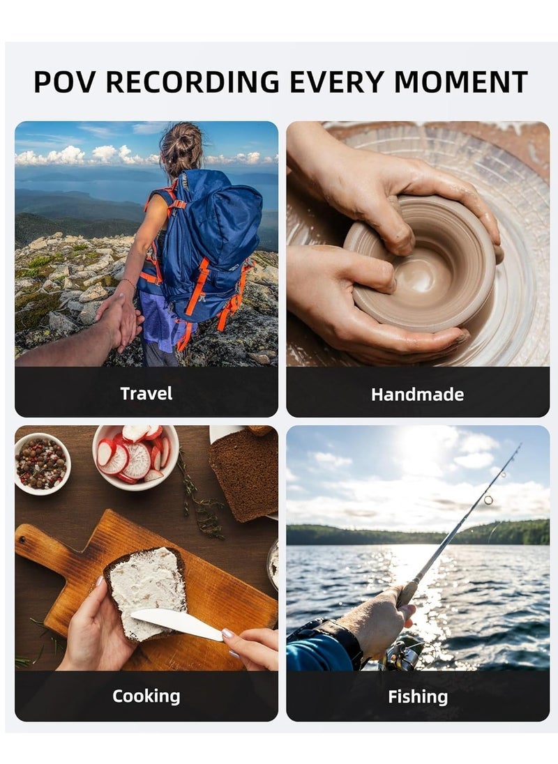 TIGER Magnetic Neck Phone Holder – Adjustable Hands-Free POV Camera Mount for Running, Vlogging, Cycling, Cooking – Universal Clip Compatible with Smartphones & Action Cameras (GoPro, SJ2000) – Lightweight, Waterproof, Secure Grip - Image 5