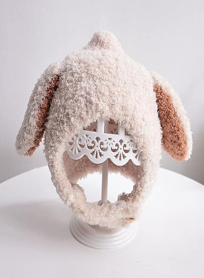 RATSAW Toddler Baby Knitted Beanie Hat for Boys Girls Warm Cap Infant Winter Hat with Earflaps Sherpa Beanie Hats 1 to 3 Years Infant - Image 5