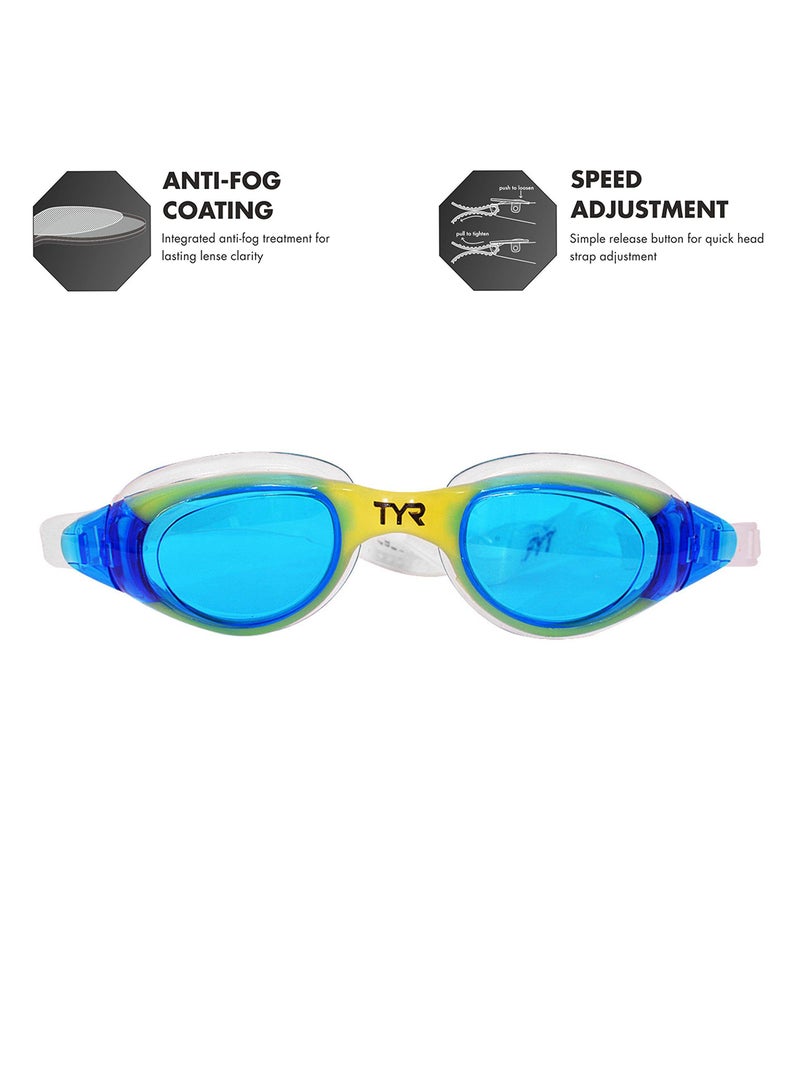 TYR Technoflex 4 0 Jr Swim Goggles  For Kids (Multicolour,JUNIOR) - Image 2