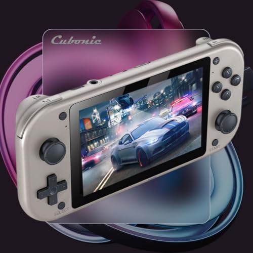 Cubonic MI7 Portable Gaming Console, Gray, 4.3-Inch HD Display, 20000+ Preloaded Retro Games, Built-in Stereo Speakers, Expandable Storage, Classic Controls, Long Battery Life - Image 5