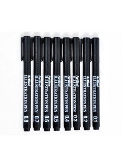 Art Line 8 Piece Artline  ILLUSTRTION Pen  - Image 2