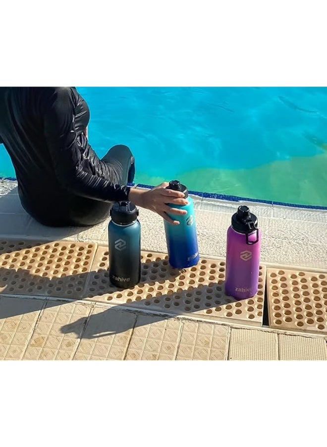 زاهايف زجاجة ماء من الفولاذ المقاوم للصدأ مع حقيبة - زجاجة ماء معزولة - Image 3