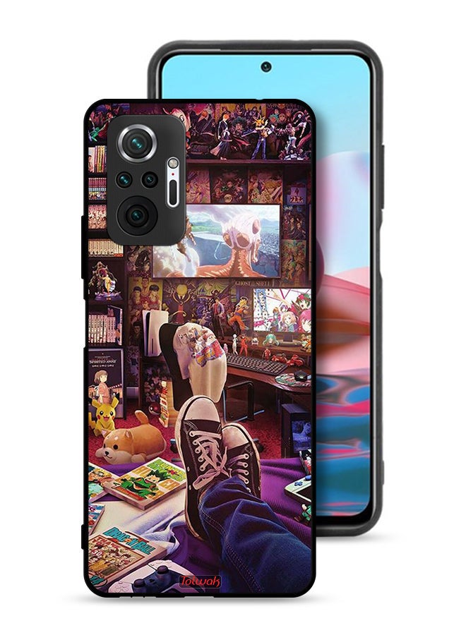 Tolwak Xiaomi Redmi Note 10 Pro 4G Protective Case Cover Comic Zone - Image 1