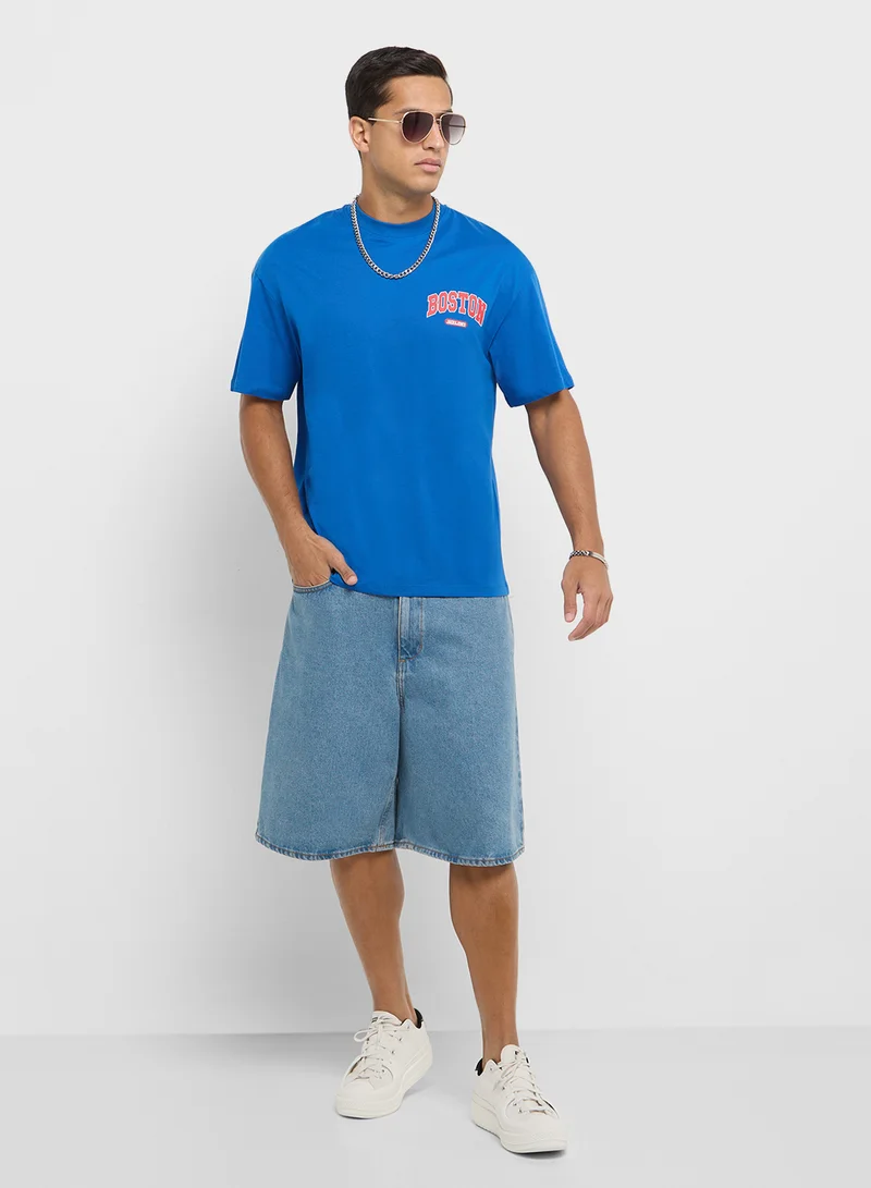 JACK & JONES Jjebradley Varsity Short Sleeve T-Shirt