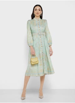 Abstract Print Dress