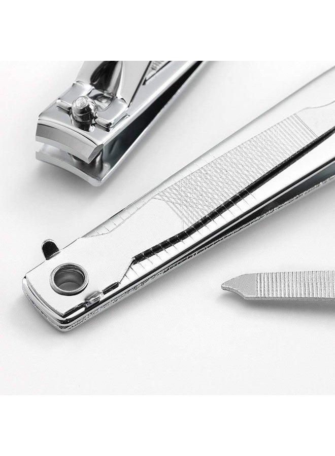 مقص أظافر فاخر من الفولاذ المقاوم للصدأ - قص دقيق وحاد لأظافر نظيفة وناعمة، لمسة نهائية أنيقة، تصميم متين للاستخدام اليومي والسفر، مناسب للرجال والنساء - Image 5