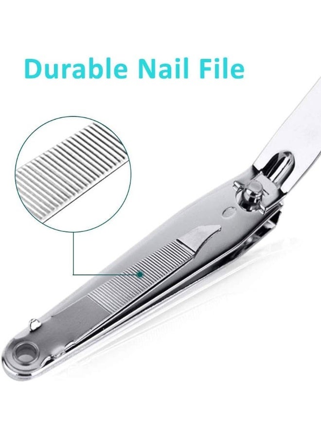 مقص أظافر فاخر من الفولاذ المقاوم للصدأ - قص دقيق وحاد لأظافر نظيفة وناعمة، لمسة نهائية أنيقة، تصميم متين للاستخدام اليومي والسفر، مناسب للرجال والنساء - Image 4