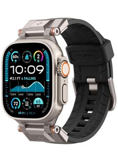 Spigen DuraPro Armor band for Apple Watch Ultra 2 / Ultra 49mm, Series 9/8/SE2/7/6/SE/5/4/3/2/1 45mm/44mm/42mm Durable Metal Connector Band - Gray 