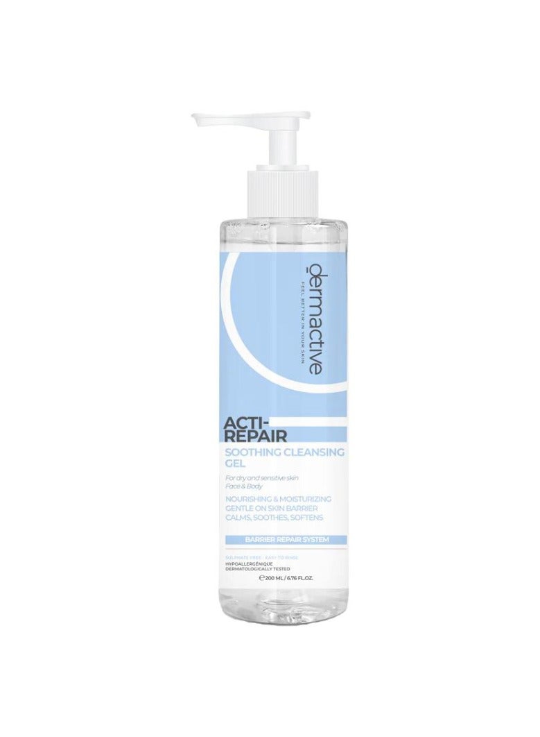DERMACTIVE ACTI REPAIR SOOTHING CLEANSING GEL 200M