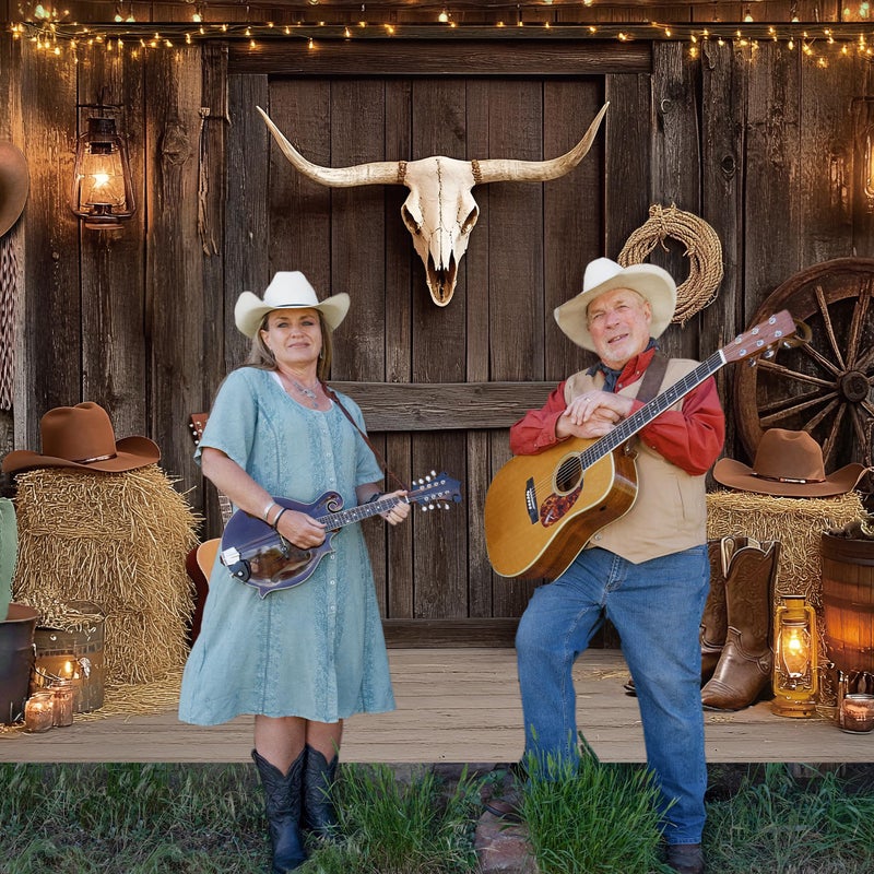 UNIIDECO Western Cowboy Backdrop, Western Party Decorations Photography Background for Cowboy Cowgirl Birthday My First Rodeo Party Wild West Photoshoot (5.9 x 3.6 FT) - Image 5