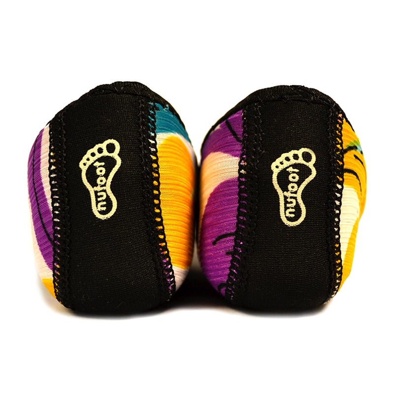 Nufoot Ballet Flats Fuzzies Women's Slippers, Foldable, Flexible Flat, Slipper Socks, Travel Slipper, Yoga Socks, House Shoes, Indoor Shoes, Swirl, Medium - Image 3