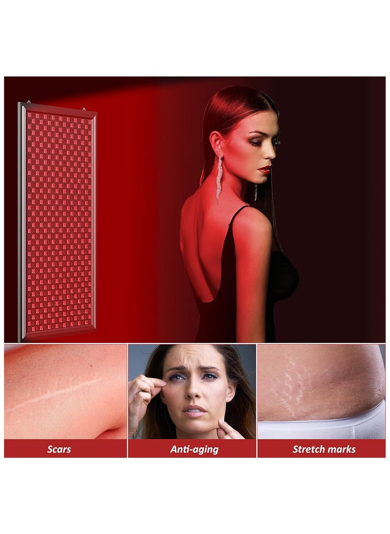 رو سيانل لوحة العلاج بالضوء الأحمر (660 نانومتر أحمر عميق و850 نانومتر أشعة تحت حمراء قريبة) (646 LED)  - Image 2