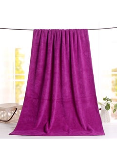 Generic Luxury Microfiber Bath Towel 180x80 Thick Burgundy 