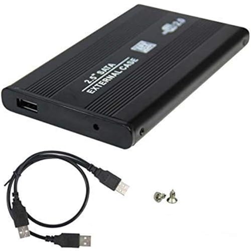 Atevon 2.5-Inch Portable External Hard Drive - Slim USB 2.0 HDD for PC, Mac, Laptop, Smart TV | Plug & Play, High-Speed Data Transfer, Backup Storage (Black) - Image 4