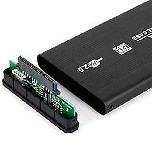 Atevon 2.5-Inch Portable External Hard Drive - Slim USB 2.0 HDD for PC, Mac, Laptop, Smart TV | Plug & Play, High-Speed Data Transfer, Backup Storage (Black) - Image 2